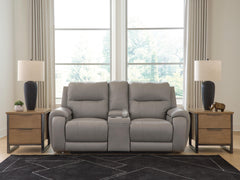 Real Moments Power Reclining Loveseat with Audio Seating