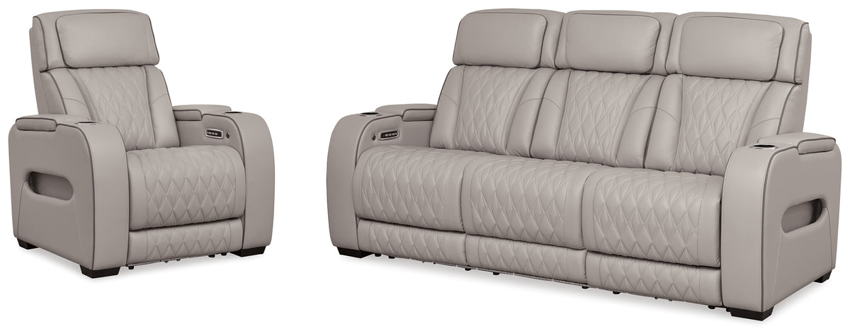 Best Deals Furniture - Ashley Furniture - Boyington Power Reclining Sofa and Recliner - Power Reclining Sofa and Recliner - U27105U3