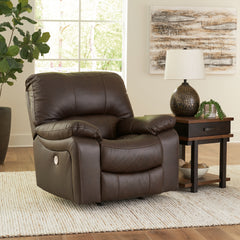 Best Deals Furniture - Ashley Furniture - Leesworth Power Recliner - Power Rocker Recliner / Ocean - U4380998