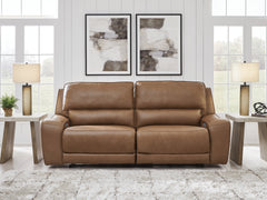 Best Deals Furniture - Ashley Furniture - DeepWakes Power Reclining Sofa - 2 Seat PWR REC Sofa ADJ HDREST / Caramel - PCU6260647