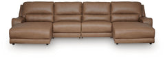 Best Deals Furniture - Ashley Furniture - DeepWakes 4-Piece Power Reclining Sectional with Chaise - 4-Piece Power Reclining Sectional with Chaise - PCU62606S11