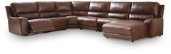 Best Deals Furniture - Ashley Furniture - DeepWakes 6-Piece Reclining Sectional with Chaise - 6-Piece Reclining Sectional with Chaise - PCU62607S33