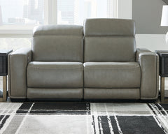 Best Deals Furniture - Ashley Furniture - Correze 2-Piece Power Reclining Sectional - 2-Piece Power Reclining Sectional / Gray - U94202S10