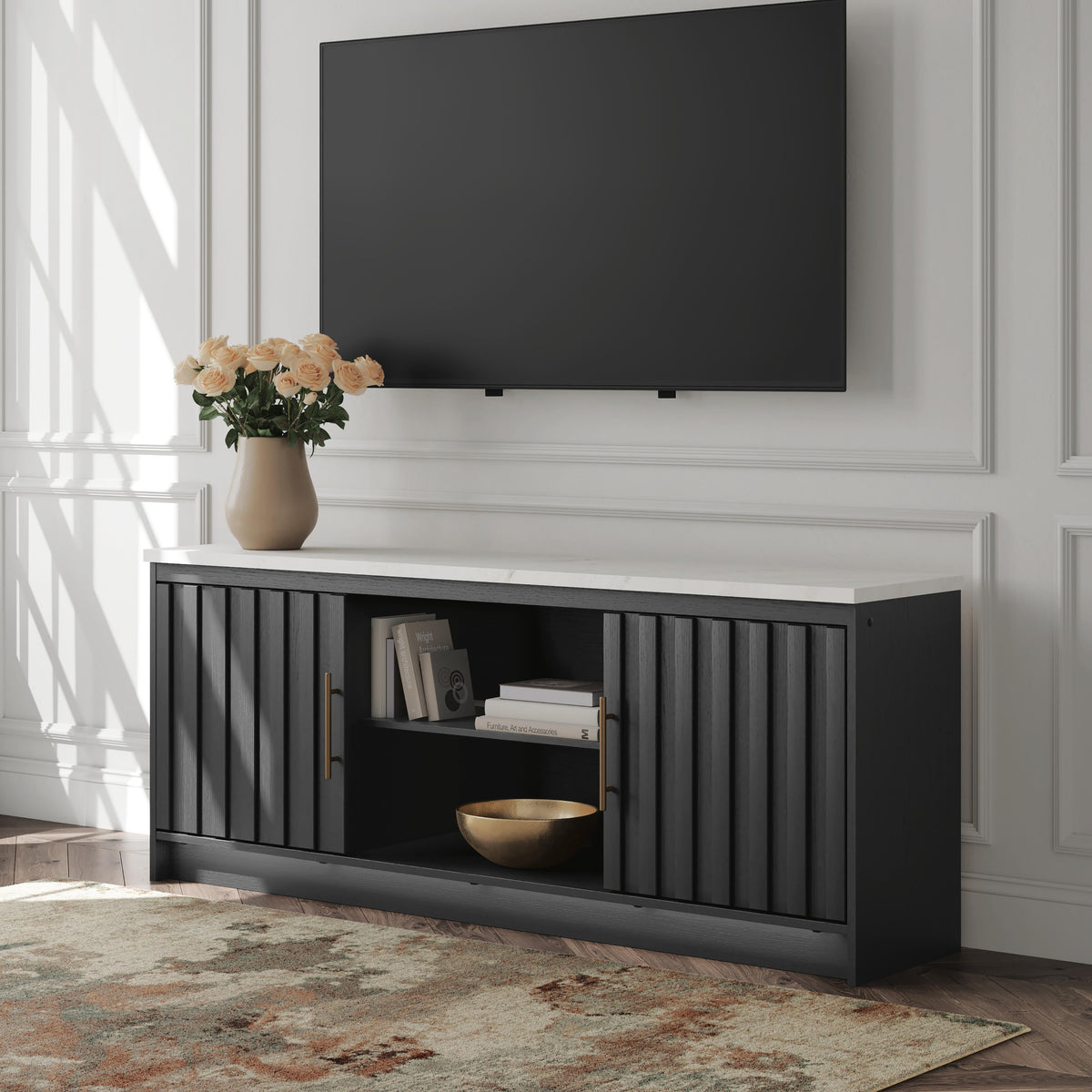 Best Deals Furniture - Ashley Furniture - Cadmori 63" TV Stand - 63" - W2616-468