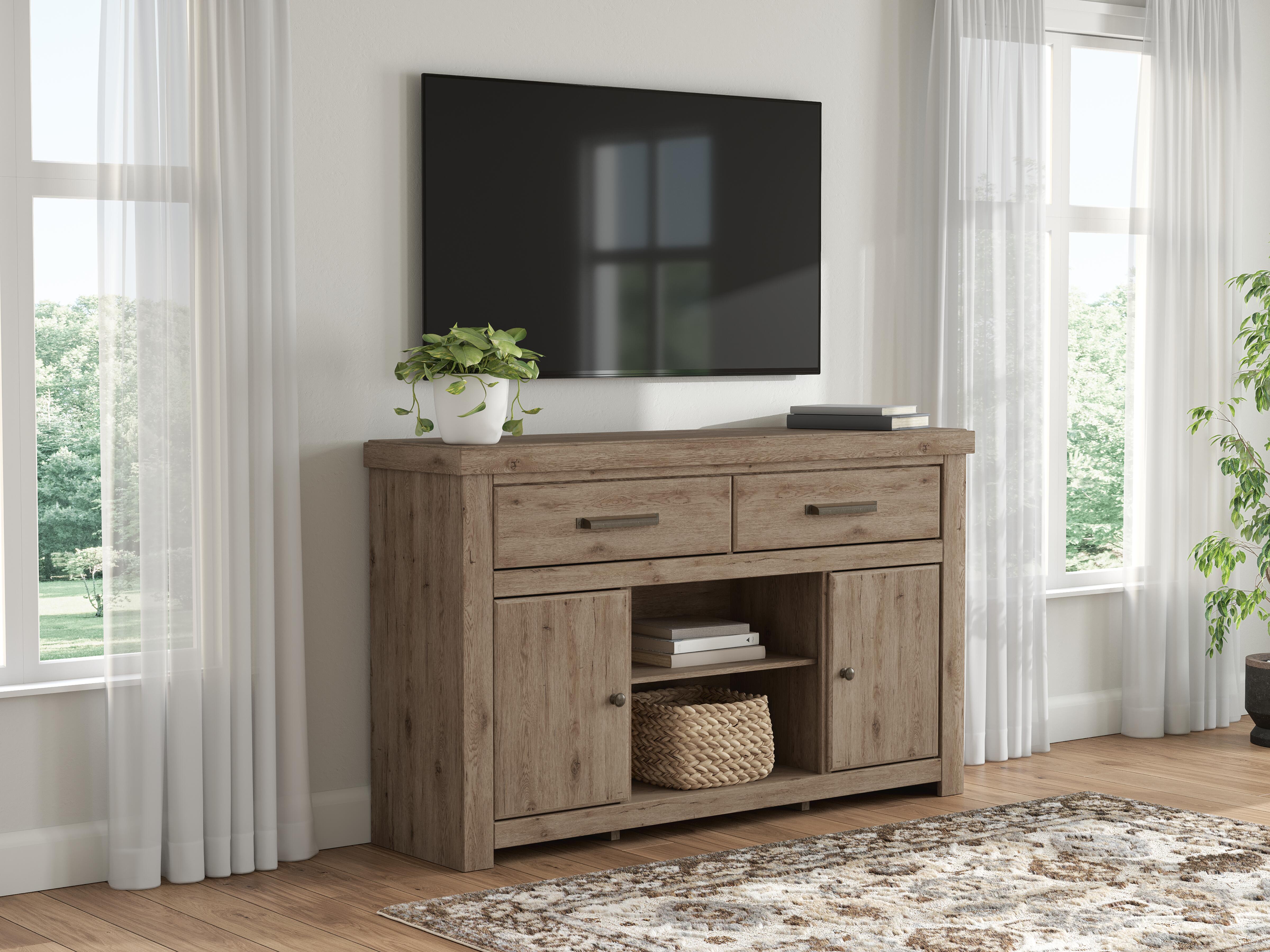 Best Deals Furniture - Ashley Furniture - Garistyn 62" TV Stand - 62" - W2844-68