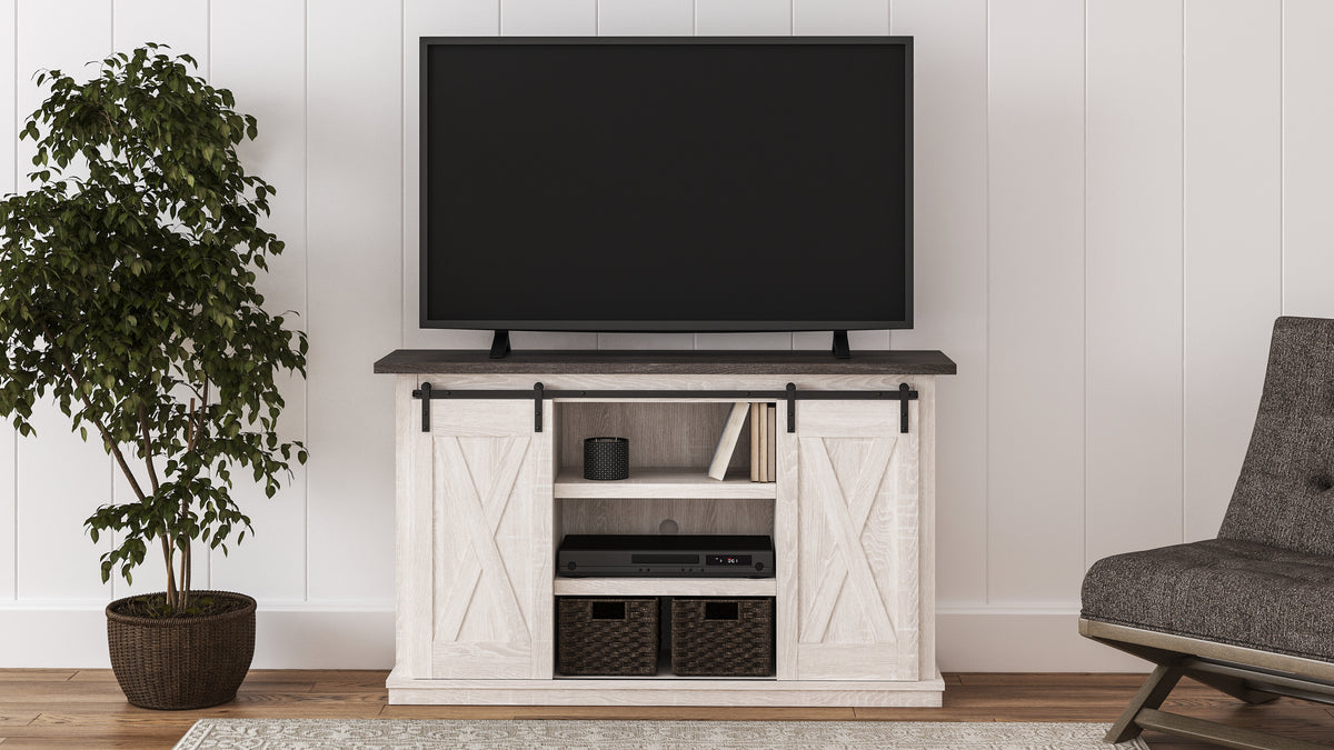 Best Deals Furniture - Ashley Furniture - Dorrinson 54" TV Stand - 54" / Two-tone - W287-48