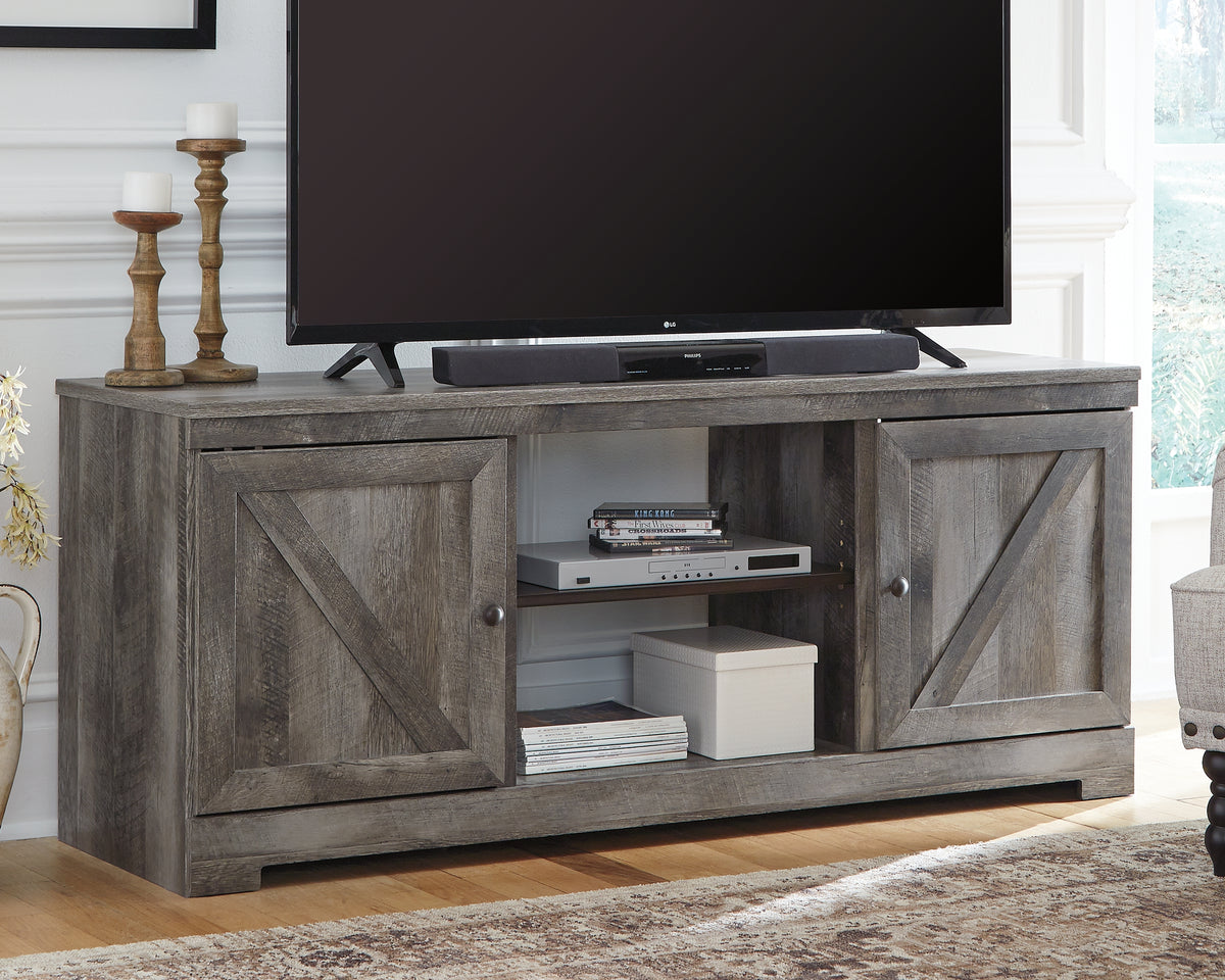 Best Deals Furniture - Ashley Furniture - Wynnlow 63" TV Stand - 63" / Gray - W440-68