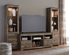 Best Deals Furniture - Ashley Furniture - Trinell 3-Piece Entertainment Center - 3-Piece Entertainment Center / Brown - W446W18