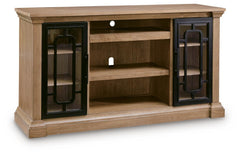 Best Deals Furniture - Ashley Furniture - Wittenmyer 72" TV Stand - 72" / Natural/Black - W794-68